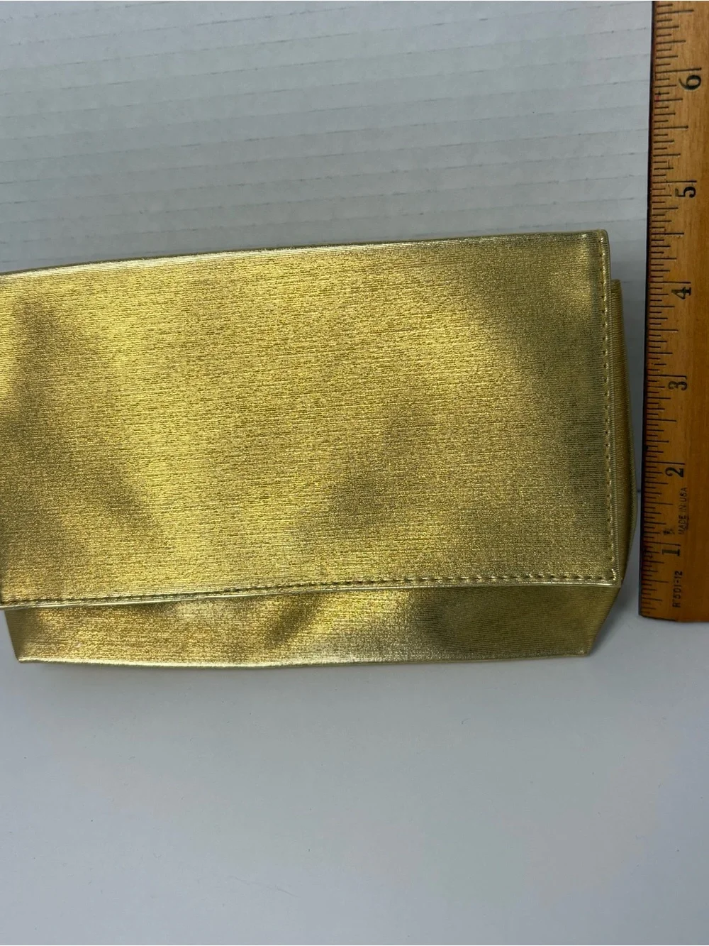 5pc bundle-Estee Lauder gold, metallic cosmetic makeup bag or clutch& Kylie &